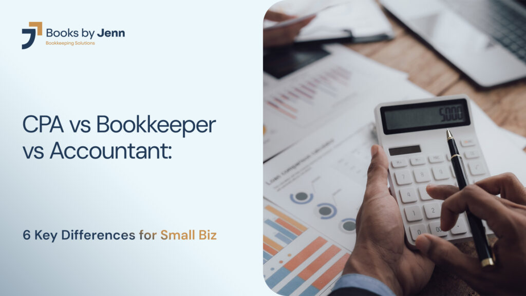 CPA vs Bookkeeper vs Accountant