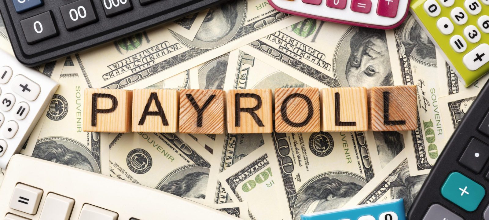 top-view-payroll-concept-with-cash Payroll management